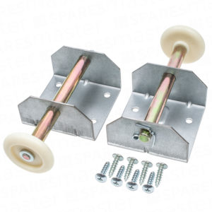Cardale slideaway garage door roller spindles & brackets - single