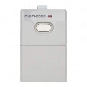Multicode garage door remote control