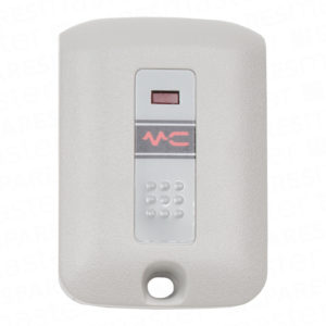 Multicode garage door remote control