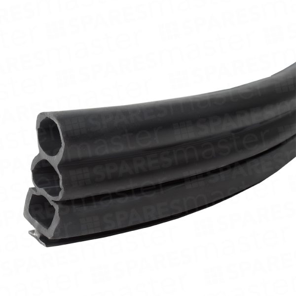 SWS Classic – Triple Chamber Safety Edge Rubber (Per Metre)