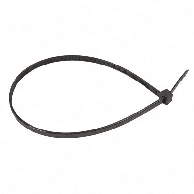Black cable ties (zip ties) pack of 100 made from UL approved Nylon 6.6 for trade use