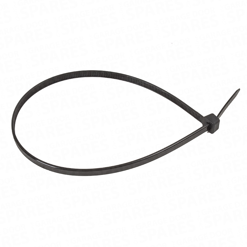 Black cable ties (zip ties) pack of 100 made from UL approved Nylon 6.6 for trade use