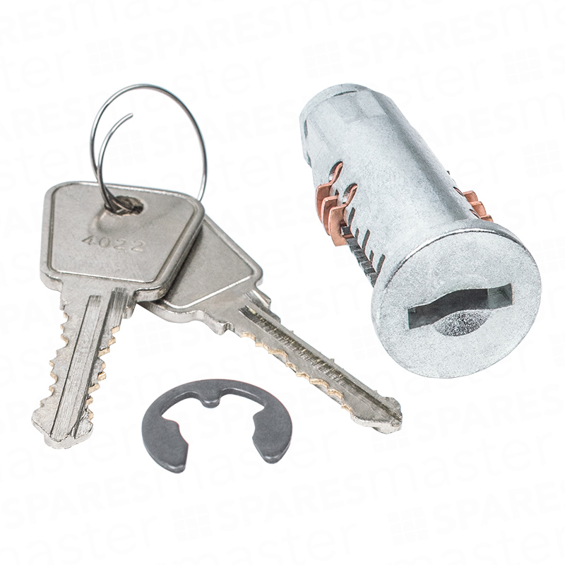 Minimalist Garage Door Key Barrel for Small Space