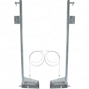 Cardale double garage door pivot arms