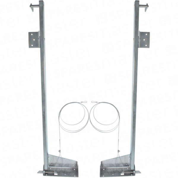 Cardale double garage door pivot arms