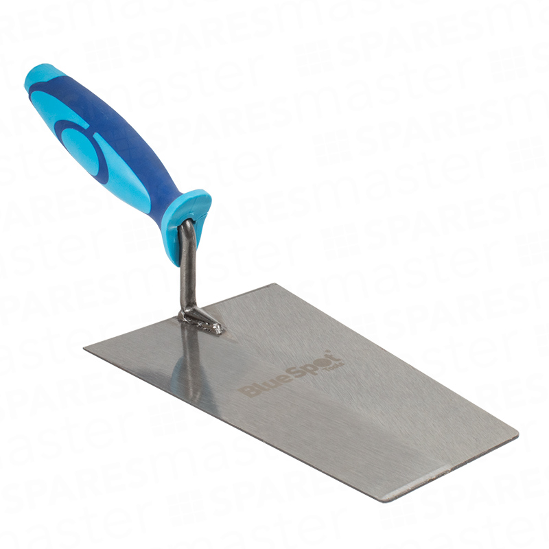 Faithfull Prestige forged CRV bucket trowel 180mm with soft‑grip handle for plaster and mortar removal