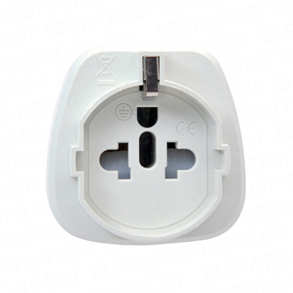 Mains plug adaptor EU to UK