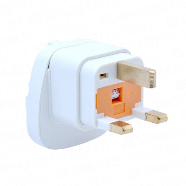 Mains plug adaptor EU to UK