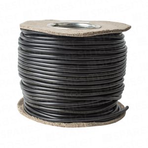 Cable 3 Core 0.75mm Flex - 100m Roll (Black)