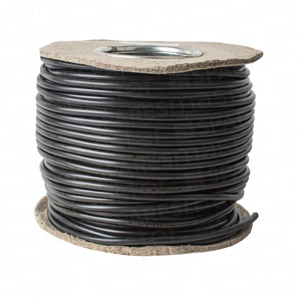 Cable 3 Core 0.75mm Flex – 100m Roll (Black)