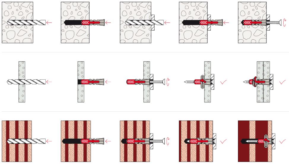 Fischer Duopower fixing