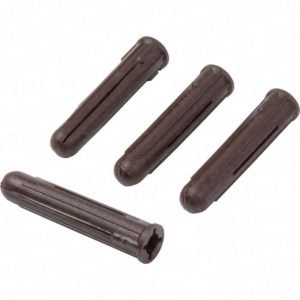 Plastic Wall Plugs - Brown