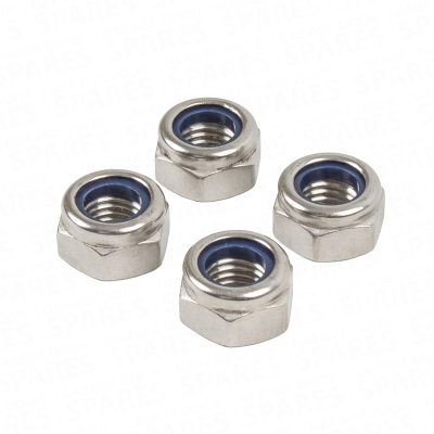 Stainless Steel Nylock Nut for Threaded Rod Pack of 20