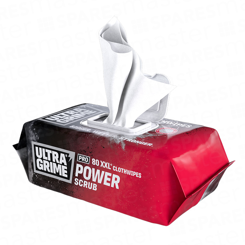 UltraGrime PRO Power Scrub Clothwipes