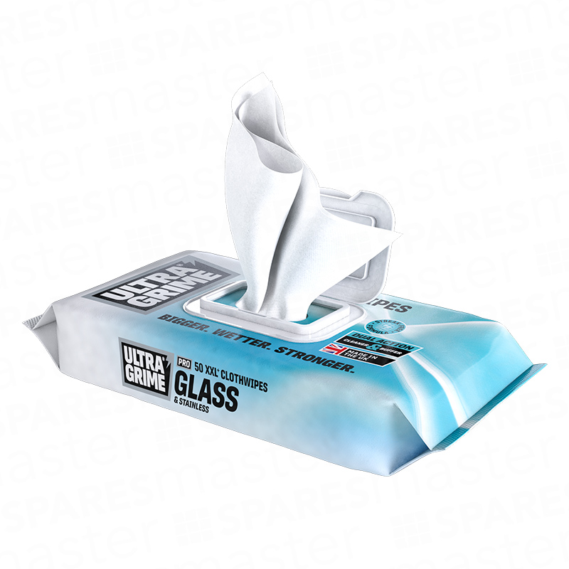 UltraGrime PRO Glass & Stainless Clothwipes