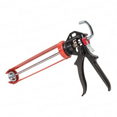 Red and black heavy duty dripless mastic gun