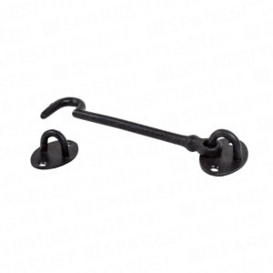 Black Japanned Heavy Duty Cabin Hook