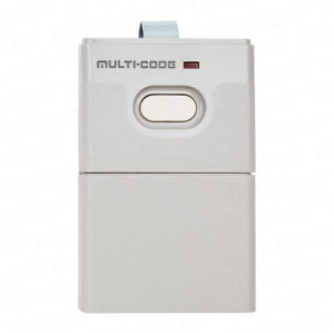 Multicode garage door remote control