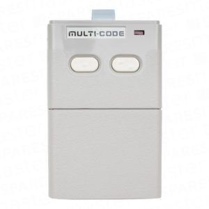 Multicode garage door remote control