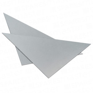 Triangular corner plates
