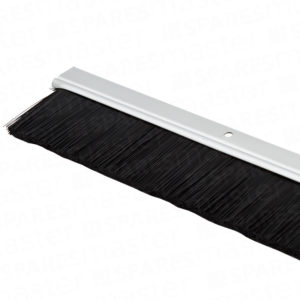 Garage door brush draught excluder