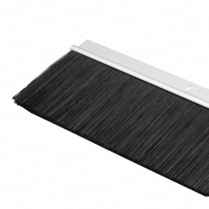 Garage door brush draught excluder