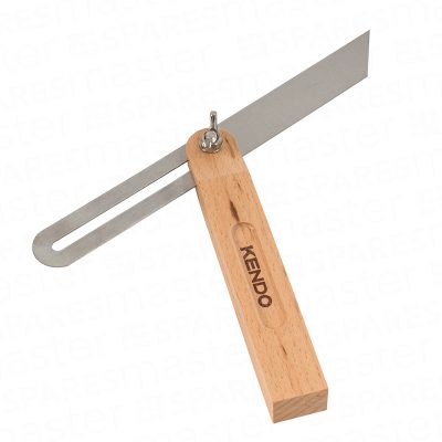 Sliding bevel gauge 200mm with stainless steel blade and beech wood handle for accurate angle transfer