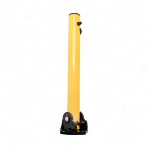 Autolok Yellow Fold Down Parking Post - 620mm heigh