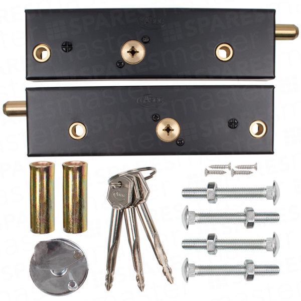 Garage door locking bolts