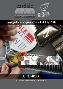 Cardale garage door spares brochure